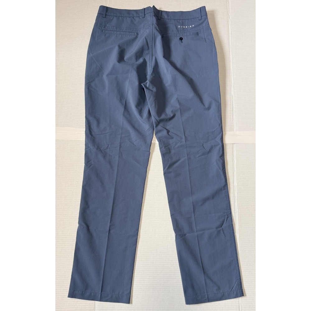 DUNNING Golf - Men's Blue Polyester Chino Pants -‎ Size 34x32